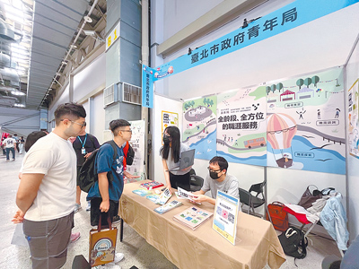 台北市青年局設立青年實習平台提供學生媒合實習,市議員吳世正發現,平台使用率低,職缺也欠缺多元化。(台北市青年局提供/徐佑昇台北傳真) image