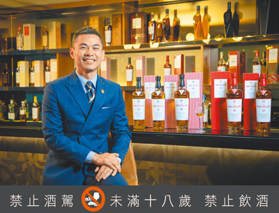 黃偉綸表示,麥卡倫重視消費者體驗,品牌將威士忌與飲食文化相結合。(林勝發攝) image