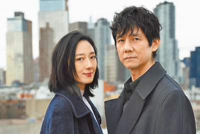 西島秀俊(右)與桂綸鎂主演的《Dear Stranger》,是今年金馬影展的閉幕片。(金馬提供) image