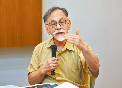 政治觀察家林濁水。(本報資料照片) image