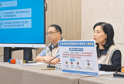 疾管署表示,今年公費流感疫苗將於10月1日開打,與往年最大的不同是由四價全面改為三價。(中央社) image