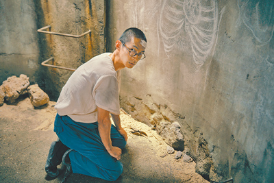 黃河以《星空下的黑潮島嶼》入圍金鐘60迷你劇集男配角獎。(客家電視台提供) 黃河以《星空下的黑潮島嶼》入圍金鐘60迷你劇集男配角獎。(客家電視台提供)