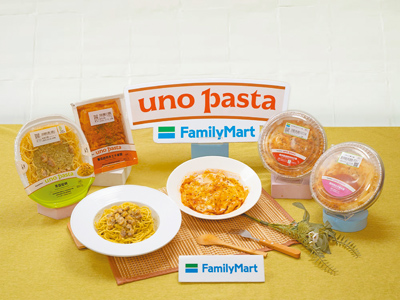 全家uno pasta透過日本技術指導,擁有新麵體、新風味,讓美味再升級。(全家提供) 全家uno pasta透過日本技術指導,擁有新麵體、新風味,讓美味再升級。(全家提供)