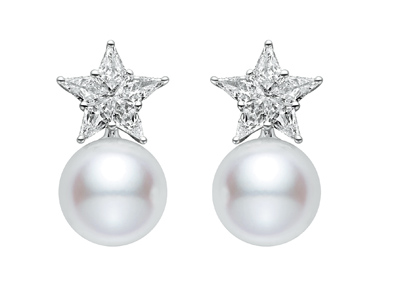 MIKIMOTO Starry Night耳環,13萬2000元。
(MIKIMOTO提供) MIKIMOTO Starry Night耳環,13萬2000元。
(MIKIMOTO提供)