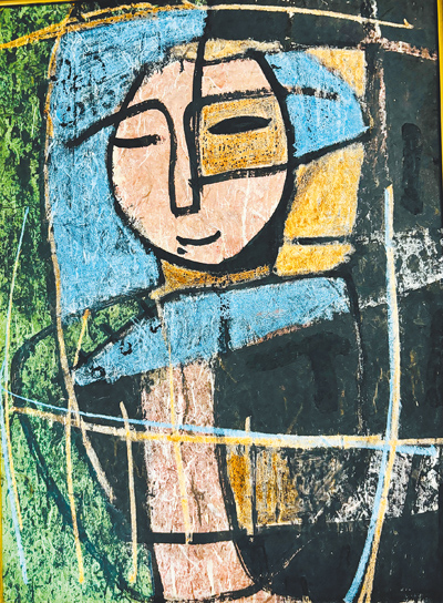 閻振瀛教授畫作。(范瑞芬提供) 閻振瀛教授畫作。(范瑞芬提供)