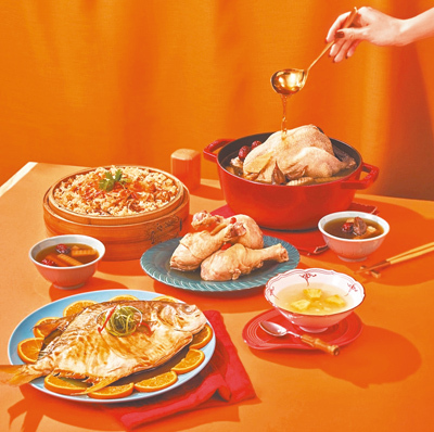 新光三越獨家初登場-詠豐堂駿馬迎春瑞滿堂年菜組,推薦價4099元。(新光三越提供) 新光三越獨家初登場-詠豐堂駿馬迎春瑞滿堂年菜組,推薦價4099元。(新光三越提供)