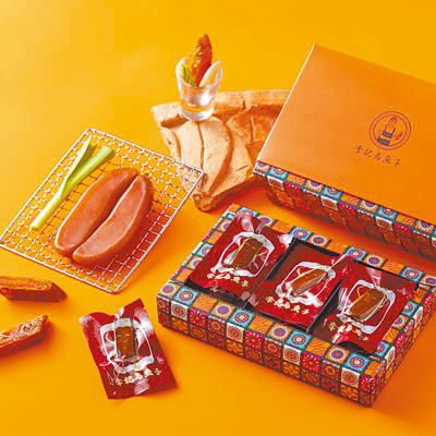 SOGOplus李記烏魚子禮盒,特價1180元。(SOGO提供) SOGOplus李記烏魚子禮盒,特價1180元。(SOGO提供)