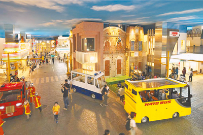 位於日本國內的KidZania設施內之實景畫面。(KCJ GROUP株式會社提供) 位於日本國內的KidZania設施內之實景畫面。(KCJ GROUP株式會社提供)