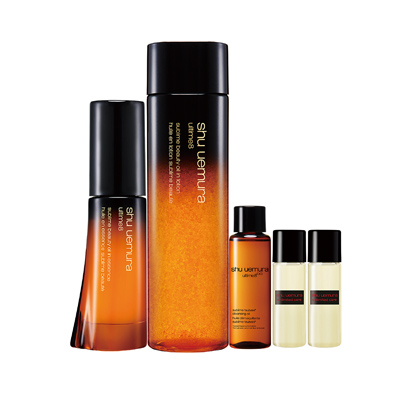 新光三越台北南西店shu uemura全能奇蹟金萃奢華組,價值7479元,特價6370元。(新光三越提供) 新光三越台北南西店shu uemura全能奇蹟金萃奢華組,價值7479元,特價6370元。(新光三越提供)