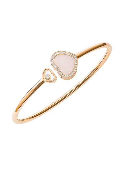 蕭邦Happy Hearts系列珠寶手鐲。(CHOPARD提供) 蕭邦Happy Hearts系列珠寶手鐲。(CHOPARD提供)