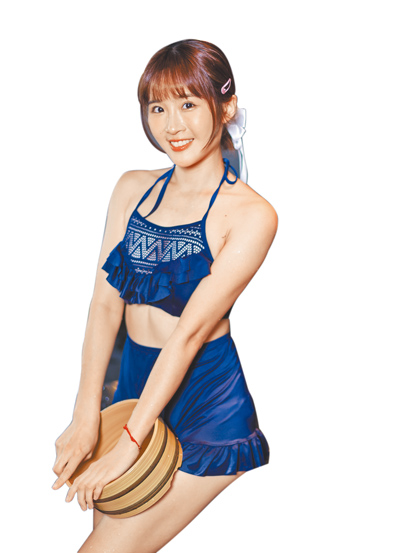 沈珈妤超愛運動,身材線條比例超好。(陳俊吉攝) 沈珈妤超愛運動,身材線條比例超好。(陳俊吉攝)