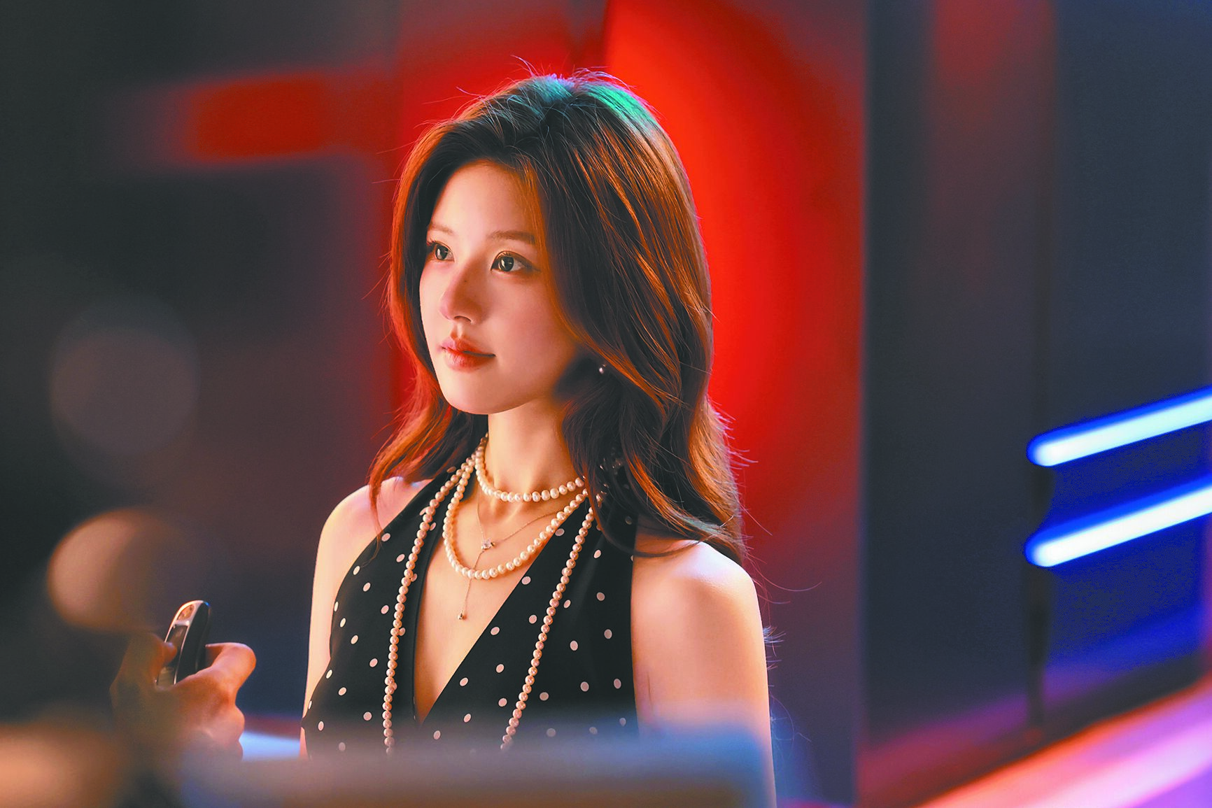 趙露思《許我耀眼》詮釋許妍一角,挑戰說謊心機女。(中天娛樂台提供) 趙露思《許我耀眼》詮釋許妍一角,挑戰說謊心機女。(中天娛樂台提供)