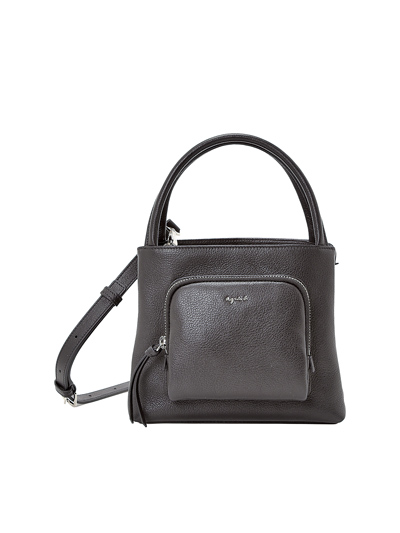 統一時代百貨台北店推「agnes b. Angele系列兩用皮革包」,推薦價1萬1980元。(統一時代提供) 統一時代百貨台北店推「agnes b. Angele系列兩用皮革包」,推薦價1萬1980元。(統一時代提供)