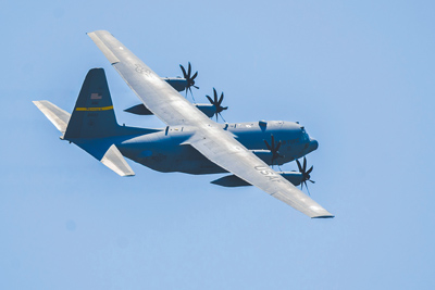 美軍C-130運輸機。(美聯社) 美軍C-130運輸機。(美聯社)
