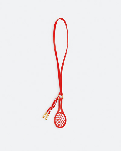 BALLY TENNIS網球拍吊飾,5500元。(BALLY提供) BALLY TENNIS網球拍吊飾,5500元。(BALLY提供)