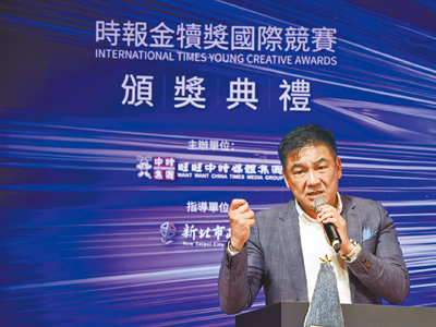泰北高中執行董事楊以俊感謝金犢獎給學校最好的生日禮物。(鄧博仁攝) 泰北高中執行董事楊以俊感謝金犢獎給學校最好的生日禮物。(鄧博仁攝)