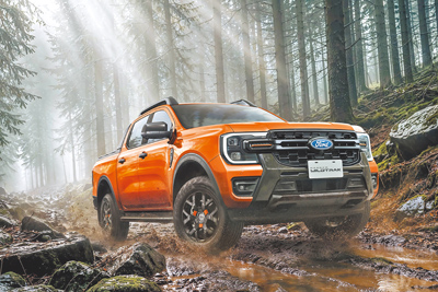 27年式Ford Ranger Wildtrak從動力性能、外觀設計、座艙質感到實用機能全面進化。(福特六和提供) 27年式Ford Ranger Wildtrak從動力性能、外觀設計、座艙質感到實用機能全面進化。(福特六和提供)