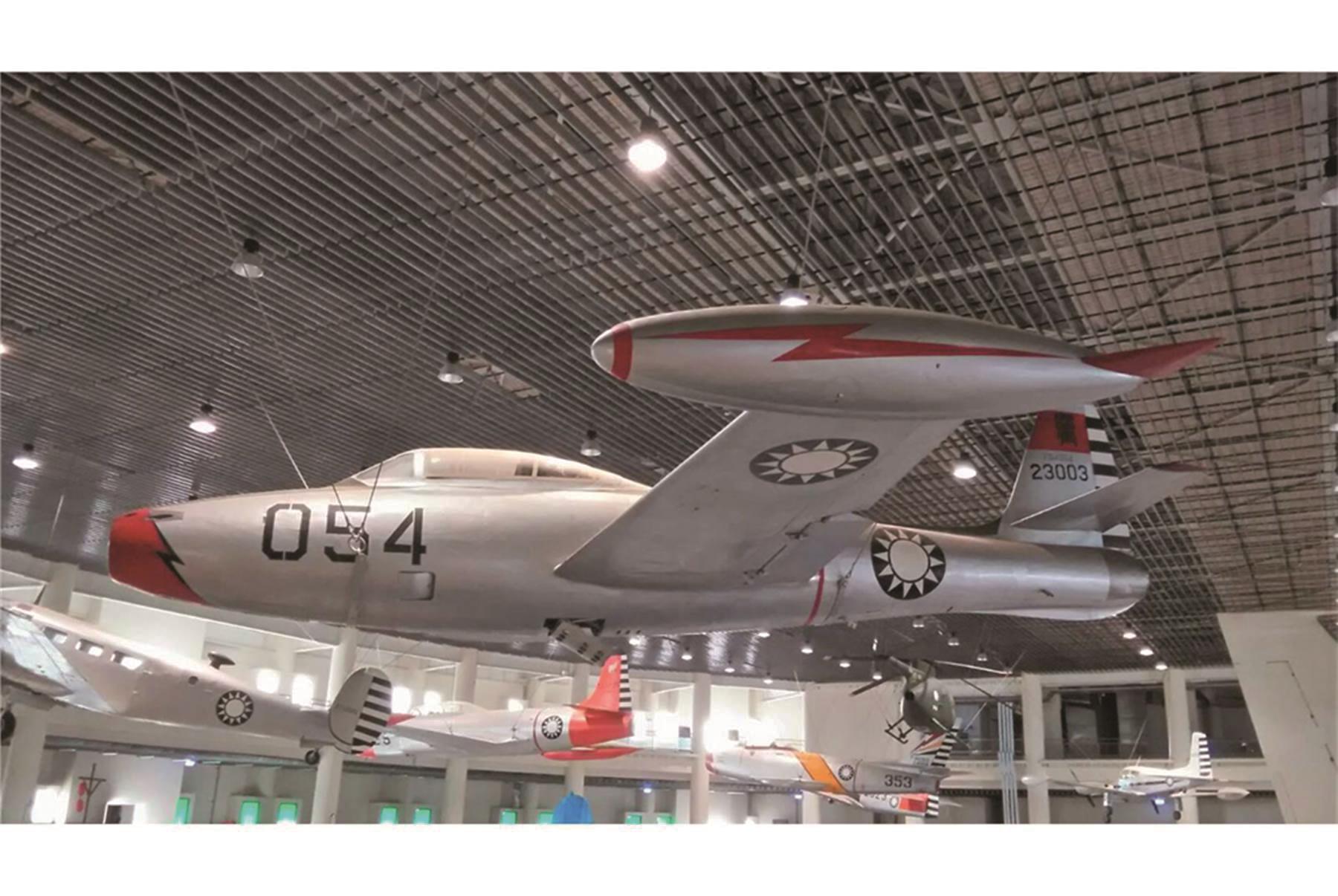 F-84戰機。(摘自中華民國空軍網站) image