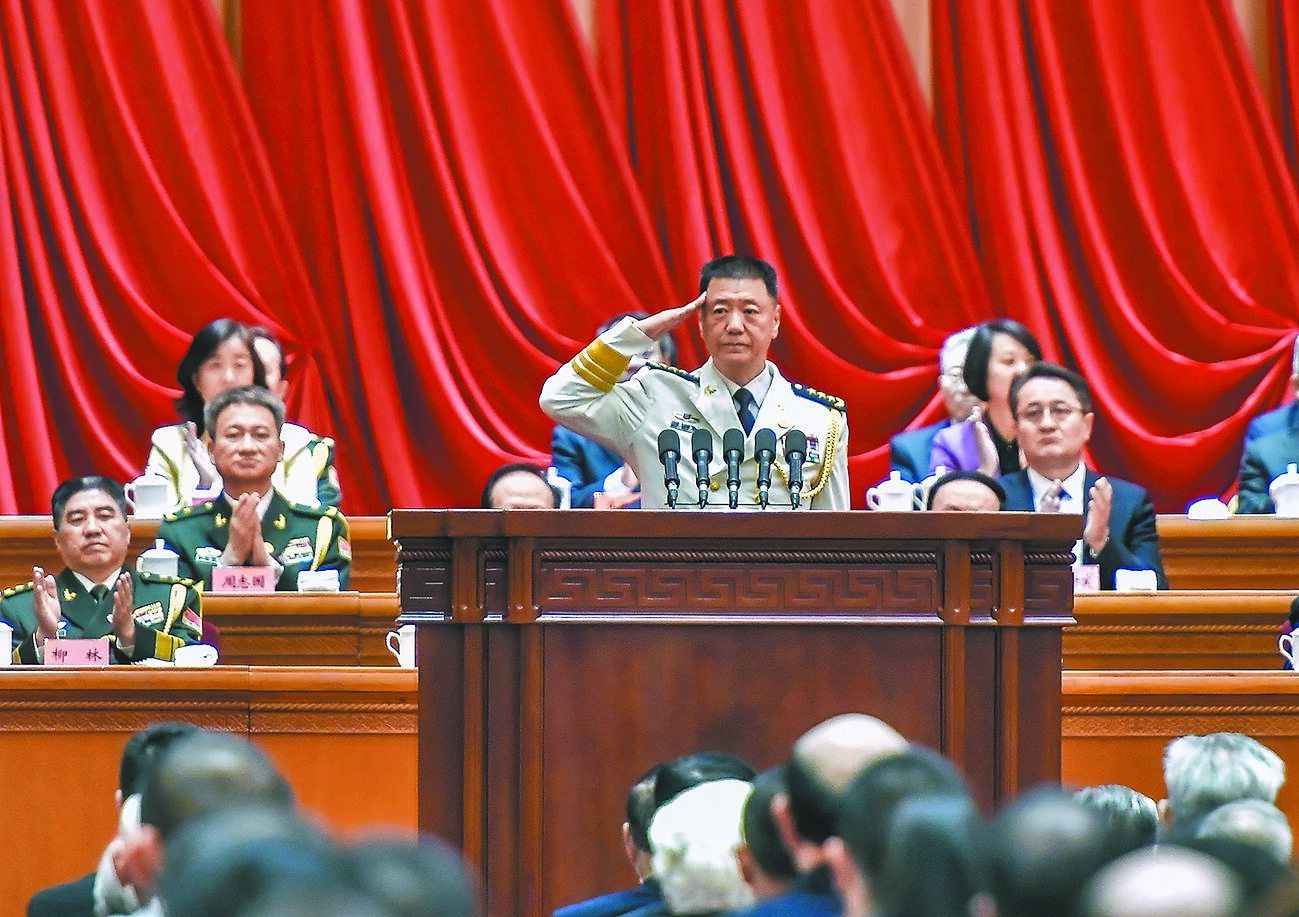 中共中央軍委委員苗華2024年11月底遭停職檢查,大陸全國人大常委會4月30日決定,罷免苗華第十四屆全國人大代表職務。(中新社) image
