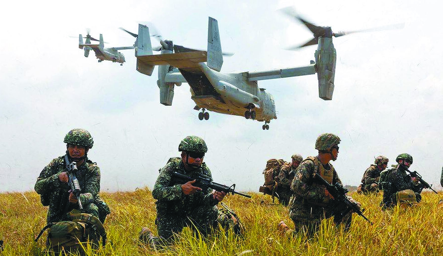 美國印太司令帕帕羅2日警告,大陸解放軍解放軍對台軍演行動已從過去的「溫水煮青蛙」策略,升級為「一觸即發」。圖為美國與菲律賓兩國海軍陸戰隊進行雙邊訓練。(摘自第3海軍陸戰隊濱海團網站) image
