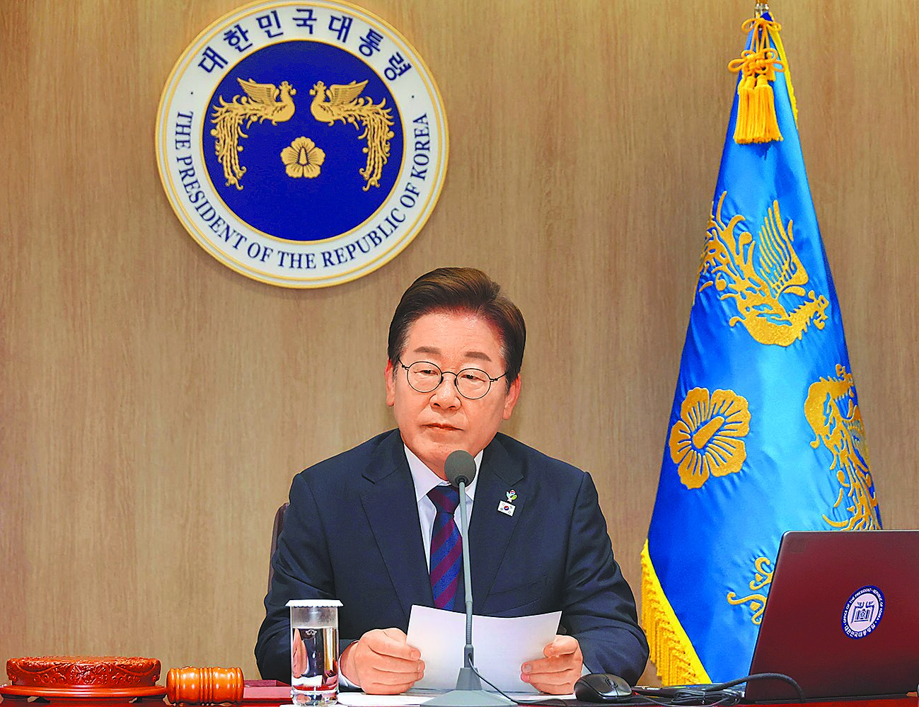 韓國總統李在明(見圖)10日與中國國家主席習近平進行上任以來的首次通話,討論兩國關係的發展方向。(美聯社) image