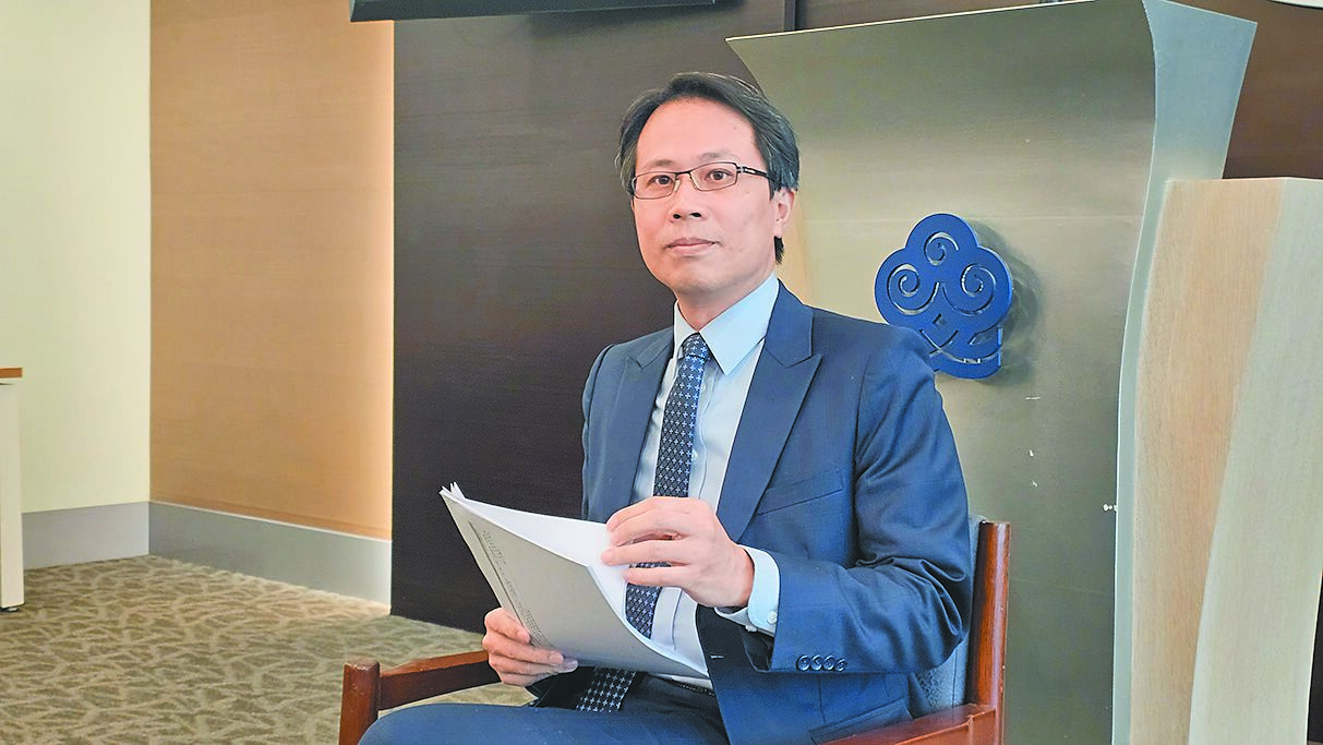 海基會副祕書長黎寶文4日在例行記者會中表示,大陸在「金廈泳渡」活動細節處有很多政治算計。(藍孝威攝) image