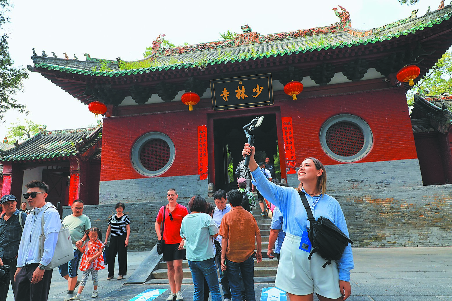 釋印樂法師被任命為少林寺新任住持,推行去商業化措施,傳出引發少林寺的離職潮。(中新社) image