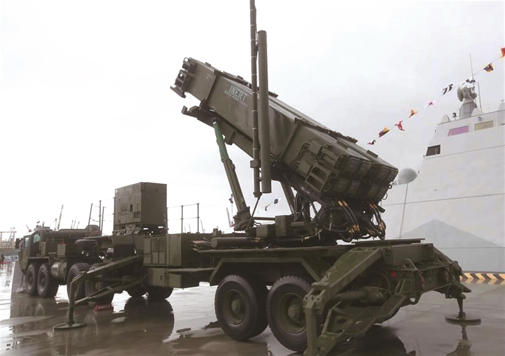 「愛國者三型」防空飛彈發射車。(本報資料照片) image