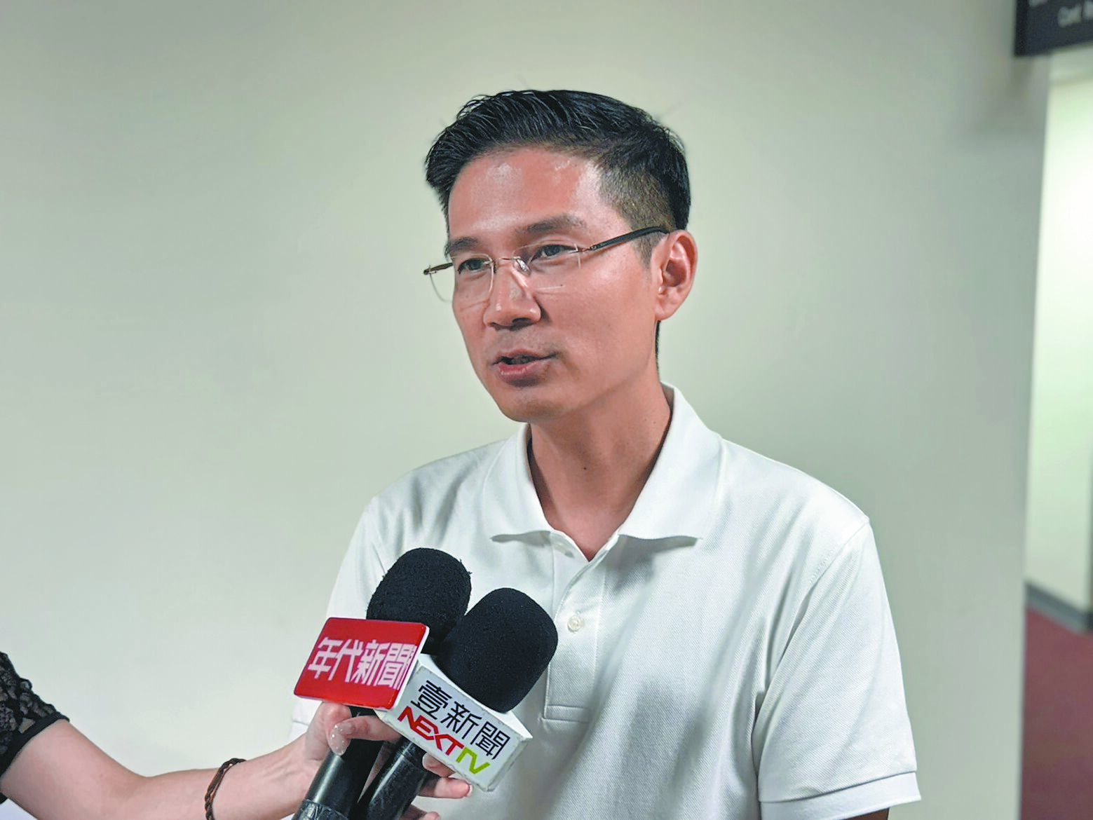 國民黨台北市議員曾獻瑩表示,這次雙城論壇意義重大,因為是繼大罷免後兩岸官方最高層級交流,希望能創造兩岸和平的契機。(徐佑昇攝) image