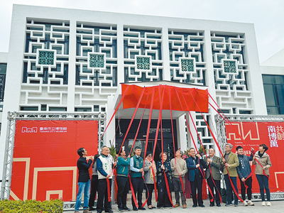 原鄭成功文物館華麗轉身為「台南市立博物館」,22日開館。(曹婷婷攝) image
