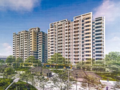 台南市永康區「正強安居」社會住宅示意圖。(國家住都中心提供/洪榮志台南傳真) image