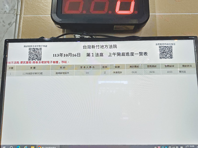 豐采520道路坍塌事件,新竹地檢署偵結起訴12人,16日臨時加開準備程序庭,共3名被告到場,黃姓負責人喊冤,其餘兩名被告均認罪。(邱立雅攝) image