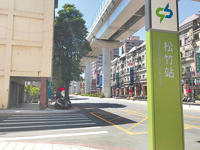 台中捷運綠線松竹站為雙鐵共構,且該站運量持續增加,帶動區域發展與房地產市場,吸引不少外區客到北屯區置產。(信義房屋提供/林欣儀台中傳真) image