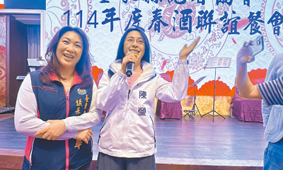 國民黨台東縣議長吳秀華(左)、民進黨平地原住民立委陳瑩(右)均表態參選2026年台東縣長。(蔡旻妤攝) image
