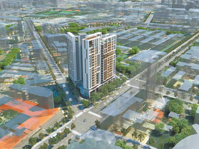 新北市中和區盛昌段基地位於圓通路369巷一帶,鄰近國道三號中和交流道,面積0.53公頃,生活機能豐富。(新北市城鄉局提供/高鈞麟新北傳真) image