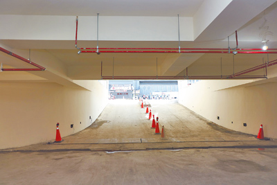 嘉義市義昌公園地下停車場近期將完工。(嘉市府提供/廖素慧嘉市傳真) image