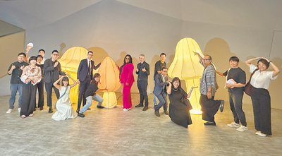 2025白晝之夜、地景公共藝術計畫、數位藝術節等台北3大藝術盛事,首次在圓山地區同時登場,更將在11月1日串聯,迎來12小時不間斷的跨夜展演。(張珈瑄攝) image