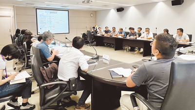 台中市經發局日前偕同台積電舉行中科擴建新廠施工前跨局處協調會議。(台中市府提供/陳淑娥台中傳真) image
