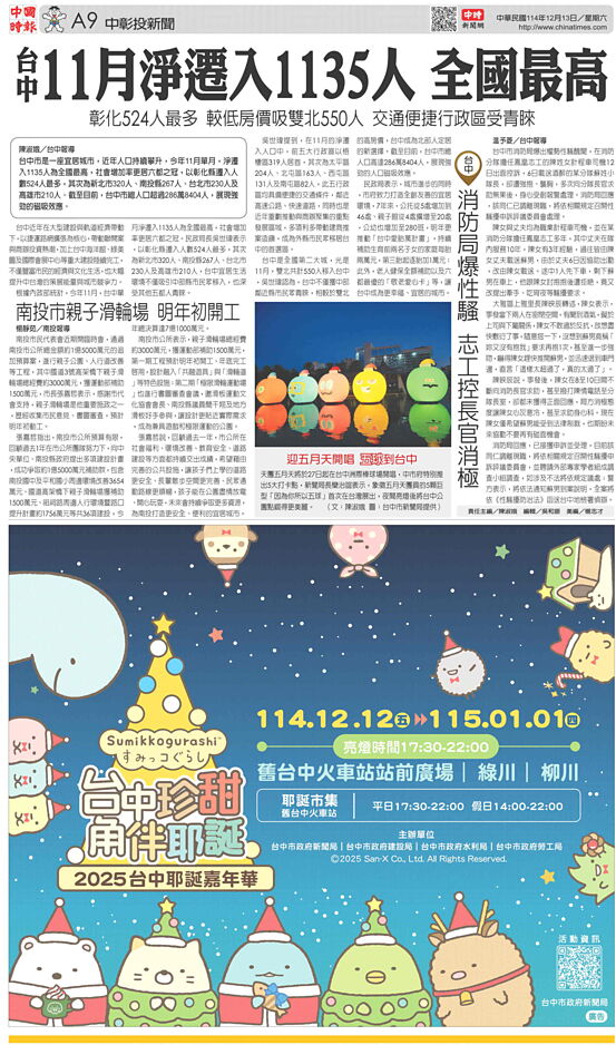 A9 中彰投新聞 - 20251213 - 中時地方版 - 翻爆 - 翻報